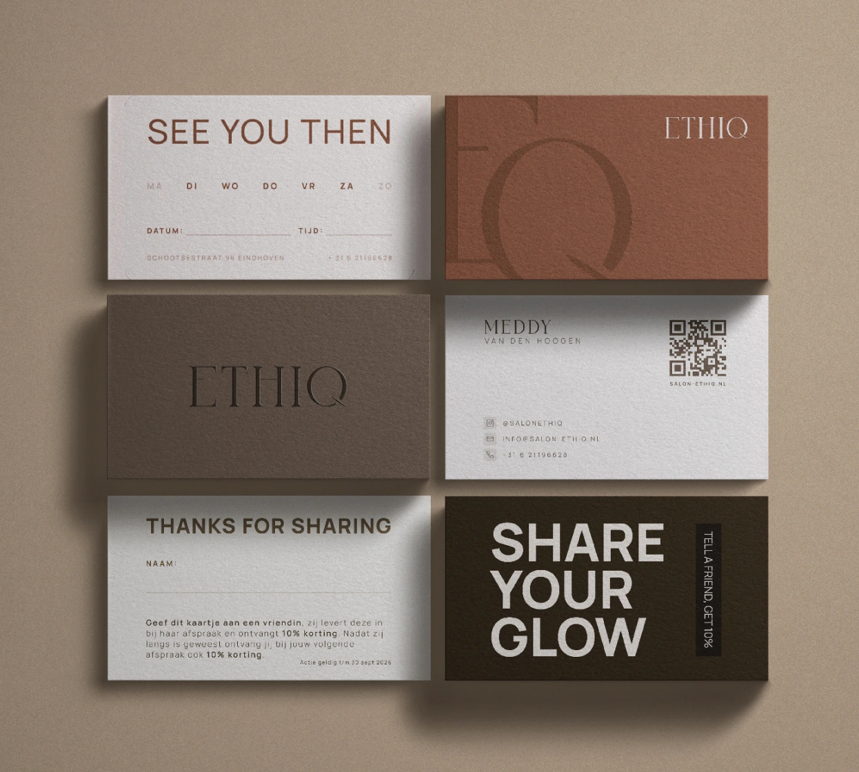 Salon Ethiq - visitekaartjes